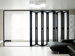 Warren balcony slide folding door Latest design villa house doors interior wooden glass sliding doors