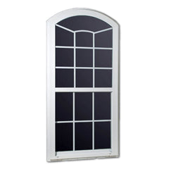 Hotian Brand White Vinyl Windows And Doors Customized PVC Fixed Windows Grill Designs For Sale