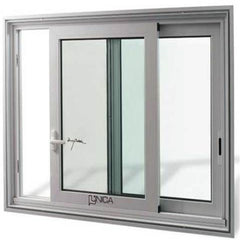 LVDUN Office Glass Reception Window Track Rail Sliding Reception Windows