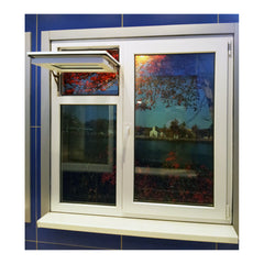 LVDUN High Quality UPVC Profile Grill Design Plastic Windows for Hotel