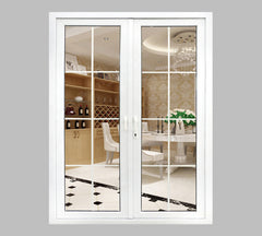 LVDUN plastic patio double PVC swing door