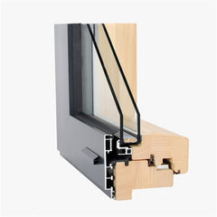 LVDUN Aluminum Timber Sash Window Reveal Doors Aluminium Timber Windows