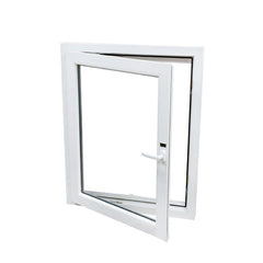 LVDUN White Color Double Glass Vinyl Pvc Casement Windows For Home Building