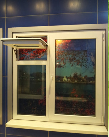 LVDUN promotional high quality european style plastic casement window pvc windows for home