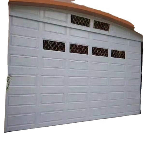 Warren 112x18 steel garage door high quality top selling standard sectional electric remote control automatic