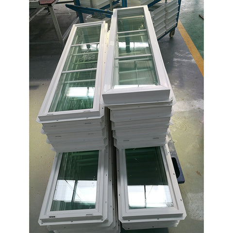 Double Glazing American Style Decorative Plastic PVC Glass Windows for Homes