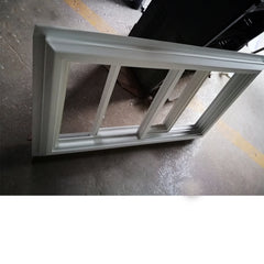 Custom Laminated Glass American Style Hurricane Impact Slider PVC Windows