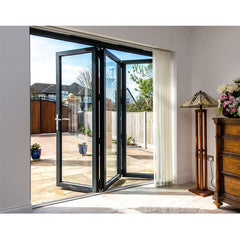 LVDUN High Quality Aluminium Tempered Glass Sliding Doors Used Exterior French Aluminum Doors