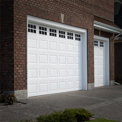 Aluminum alloy material frosted glass modern motor garage door