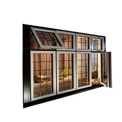 LVDUN Modern Swing Open Beautiful Aluminum Window Decorative Window Screen Grill Designs For Windows