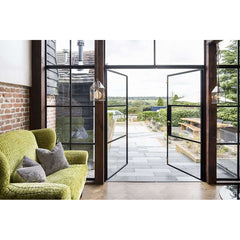 Modern Style Bullet Proof Glass Doors With Lamitated Glass For Commercial Use