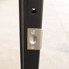 LVDUN Wholesale Metal  Galvanized Steel Black Steel Swing Doors For Exterior Doors