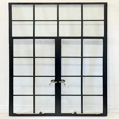 LVDUN black steel windows steel window and door with grill design steel reinforcement for windows