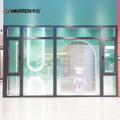 Warren promotion 6060-T6 aluminum extrusion casement window double glazed windows discount
