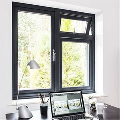 LVDUN Australia American Market Hotsale Aluminium Top Bottom Fixed Windows Inward Opening Cheap Aluminum Awning Window