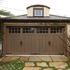 European residential house modern garage doors