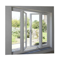 LVDUN Hot Selling Nigeria Cheap Large 4 Panels Push Out Octagon Lowes Casement Windows