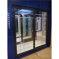 LVDUN High Quality UPVC Profile Grill Design Plastic Windows for Hotel