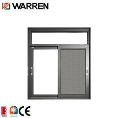 Glass frameless 2 panel aluminum sliding window