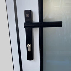 LVDUN  aluminium entry door with barrier-free threshold with German hardware  single doors