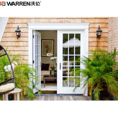 Warren 3/4 Front Door French 12 Glass Exterior Door Prehung Soundproof Door French Glass