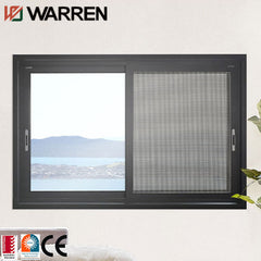 small aluminium 2 track double sliding windows