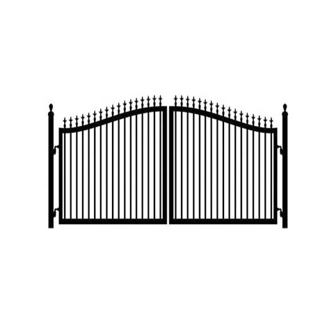 LVDUN Factory Garden Used Manual Aluminum Metal Temporary Decorative Driveway Fence Gate