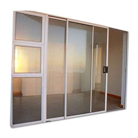 Customized High Quality Soundproof Huge Tempered Glass Sliding UPVC Windows Used For Hotel