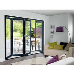 LVDUN High Quality Aluminium Tempered Glass Sliding Doors Used Exterior French Aluminum Doors