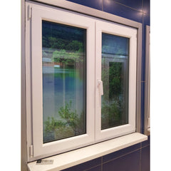 Double Glazed Swing UPVC Windows Soundproof PVC Casement Windows Made In China