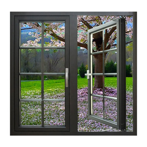 modern aluminum thermal break double glass windows price