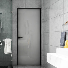 LVDUN Modern Exclusive Patent Hanging Trip Toielt Bathroom Bedroom No Track Single Panel Aluminum Pocket Sliding Door