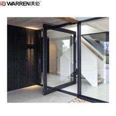 Warren 32x79 Door Pivot Entry Door Price Double Pivot Door Front Glass Modern Aluminum