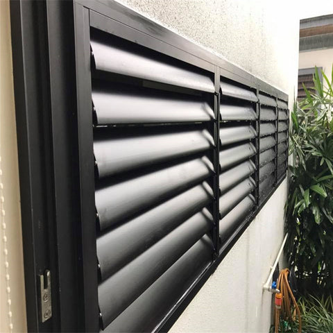 LVDUN Louvered Fix Adjustable Metal Exterior House Aluminium Glass Louvers Aluminum Window Louver