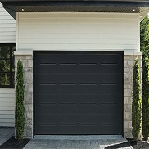 LVDUN Modern Rolling design glass panel glass panel garage door