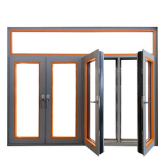 LVDUN Cheap aluminum glass bifold passive window