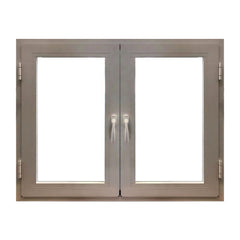LVDUN America Style Aluminum Clad Wood Casement Window With Double Toughened Glass For Villa House