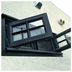 LVDUN French Carbon Steel framed Hinged Swing Glass Doors Wrought Iron Front Door Design