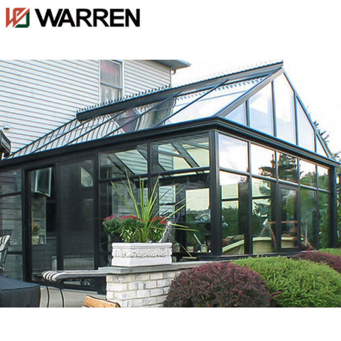 Solar prefabricated metal steel frame sunroom