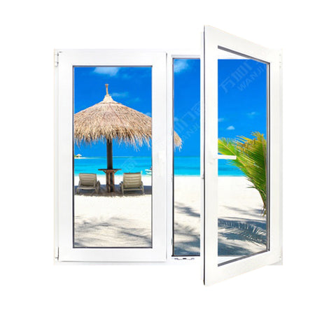 customized design impact resistant PVC swing window