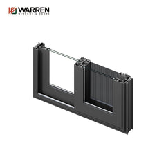 Warren 40x48 window modern design top quality aluminum window glass sliding with mosquito net