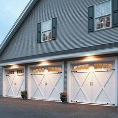 LVDUN American Quality Standard Customized Aluminum Glass Panel Automatic Garage Door