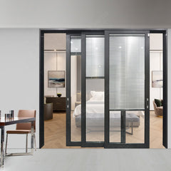 LVDUN aluminum alloy tempered glass sliding doors and window  house
