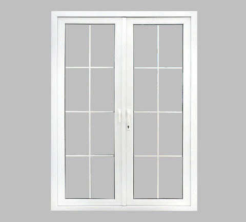 LVDUN plastic patio double PVC swing door