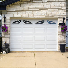 LVDUN Aluminum alloy material frosted glass modern garage screen doors