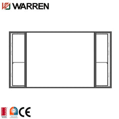 Flush horizontal thermal break hurricane impact aluminium casement window