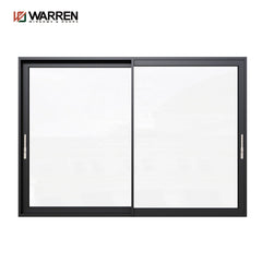 Warren Thermal Break Double Large Glass Sliding Door Aluminum Sliding Door 6060-T66 Aluminium Sliding Windows And Doors