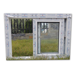 LVDUN PVC sliding window design UPVC double glazed sliding windows