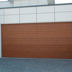 Low price residential automatic glazed garage doors