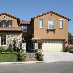 European residential house modern garage doors